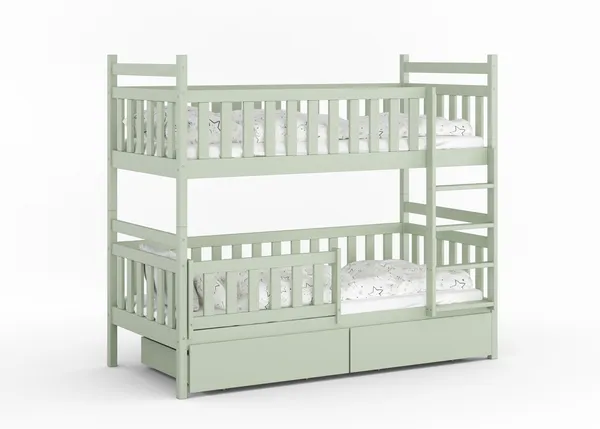 Szałwiowe łóżko piętrowe - zdjęcie od klientki